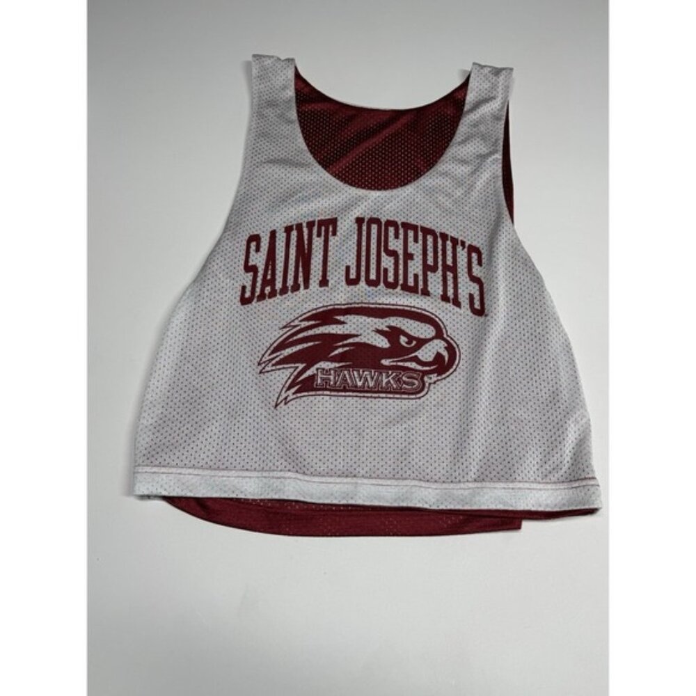 St Josephs Hawks Basketball Jersey Reversible Small Original League‎